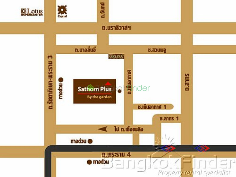 Sathorn, Sathorn, Bangkok, Thailand, 2 Bedrooms Bedrooms, ,2 BathroomsBathrooms,Condo,For Sale,Sathorn Plus,Sathorn,5034