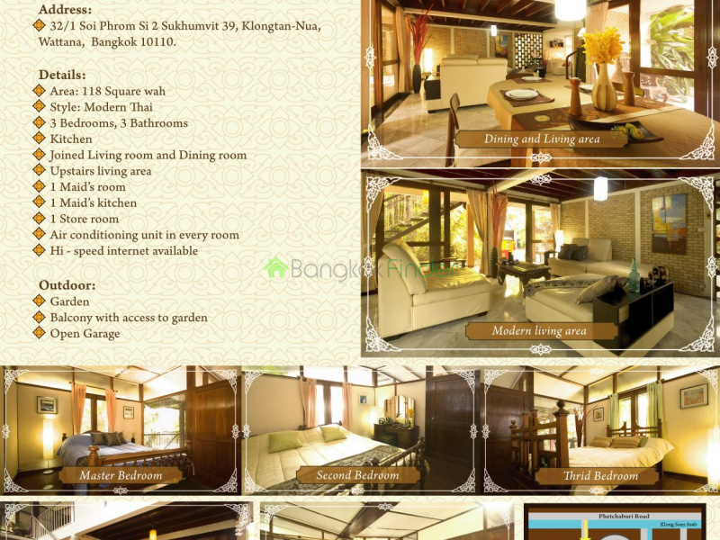 39 Sukhumvit, Phrom Phong, Bangkok, Thailand, 3 Bedrooms Bedrooms, ,3 BathroomsBathrooms,House,Sold,Sukhumvit,5241