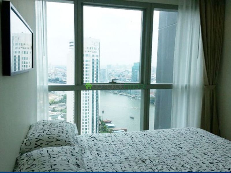 Sathorn-Riverside, Bangkok, Thailand, 2 Bedrooms Bedrooms, ,2 BathroomsBathrooms,Condo,For Rent,The River,6662